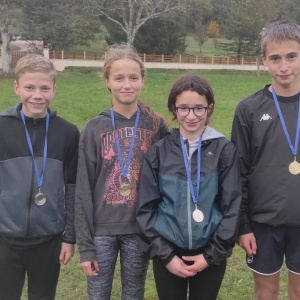 Nos 4 médaillés individuels : Anthony, Morgane, Andréa et Imanol