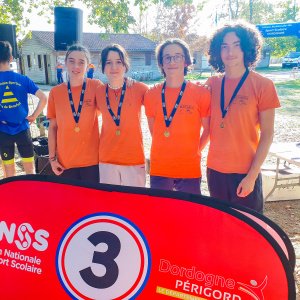 Clémence, Coline, Quentin, Sacha