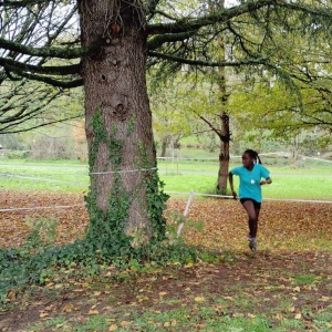 Sur le parcours du cross départemental à Bergerac (Piquecailloux)