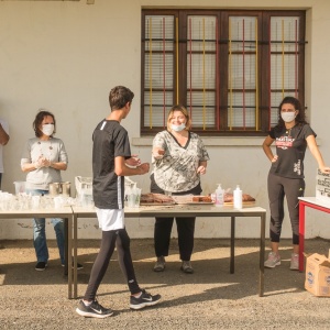 Le goûter offert aux 'finishers'