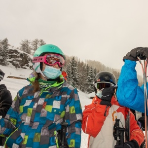 Départ sur le front de neige, à 1800m, au pied de l'hébergement