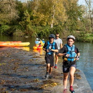 Sitôt débarqués, en route pour le trail